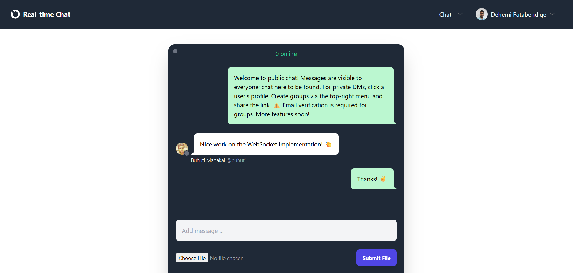 Real-Time Chat Application